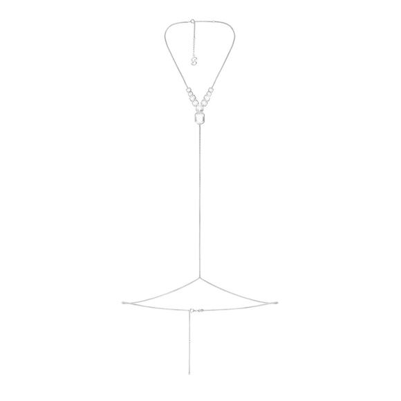 Swarovski x Skims Y Body Chain (Silver) - Picture 2 of 5